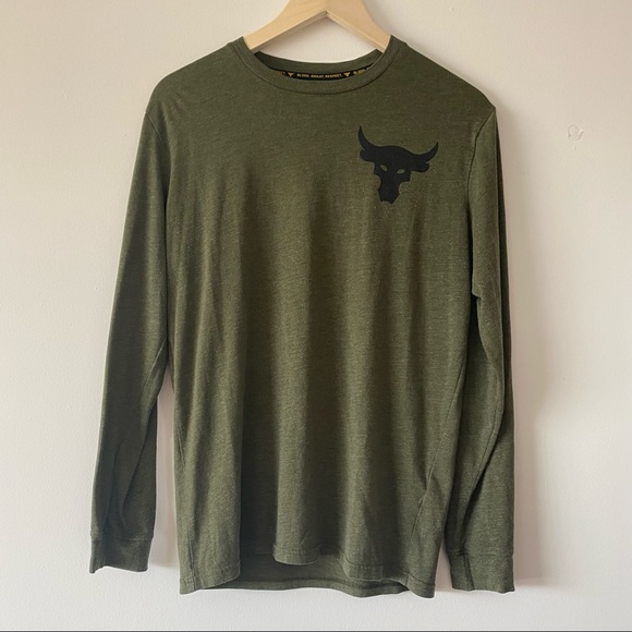 Under Armour Dwayne Johnson long sleeve shirt. Small - Picture 2 of 11